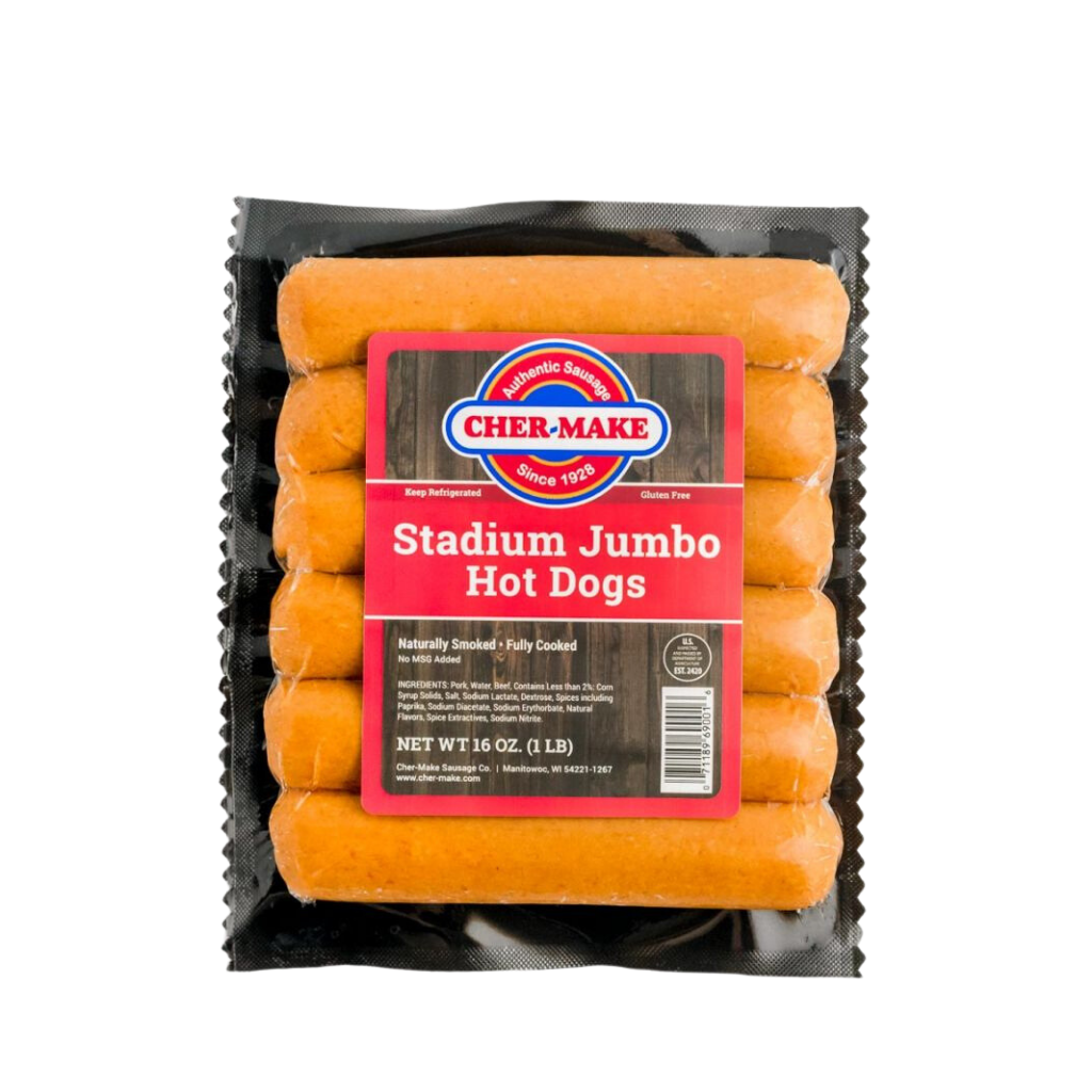 Stadium Jumbo Hot Dogs Cher Make Authentic Sausage